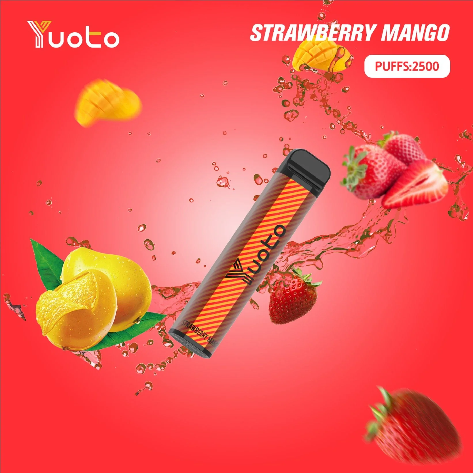 Strawberry Mango By Yuoto XXL 2500 Puffs Disposable 5%