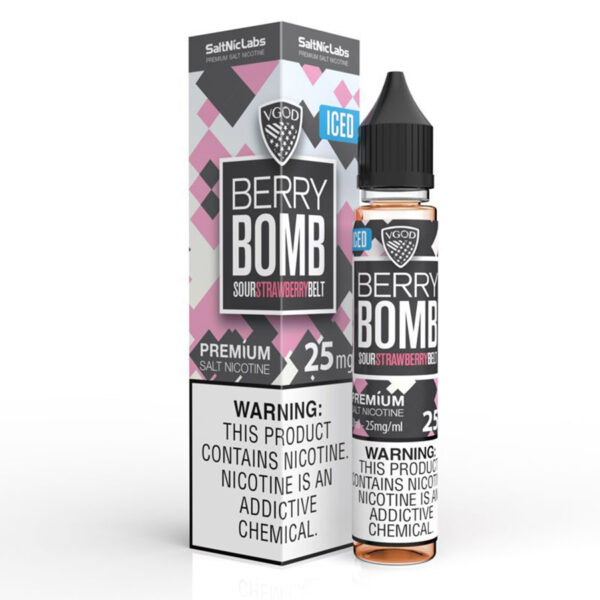 vgod nic salt flavor berry bomb iced nicotine 25mg/50mg 30ml - best price with review