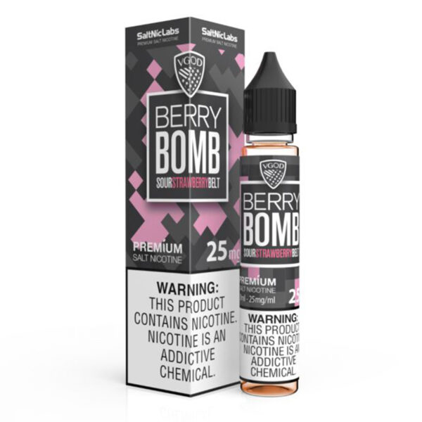 vgod nic salt flavor berry bomb nicotine 25mg/50mg 30ml - best price with review