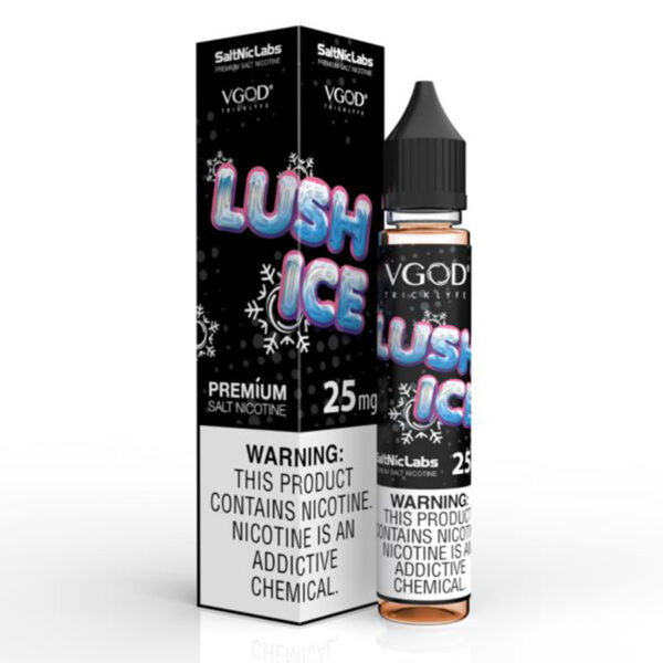 vgod nic salt flavor lush ice nicotine 25mg/50mg 30ml - best price with review