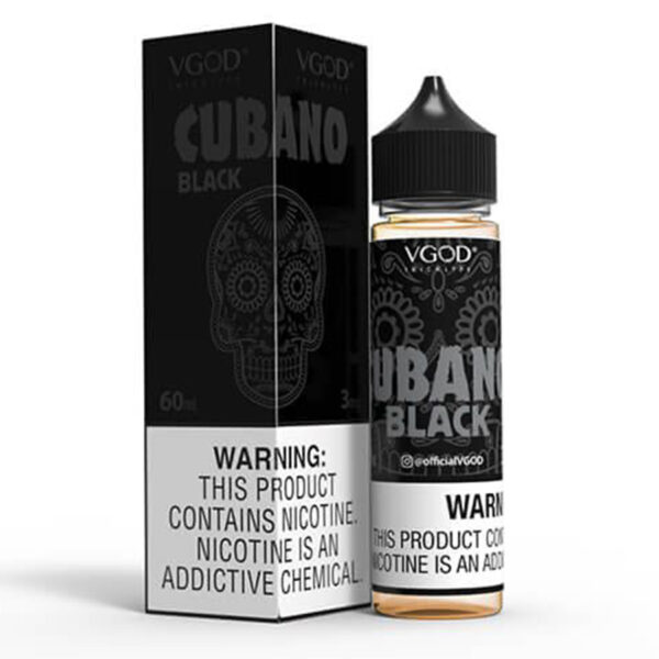 vgod nic salt flavor cubano black nicotine 25mg/50mg 30ml - best price with review