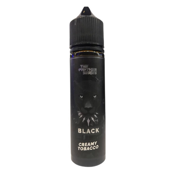 dr vape the panther series black (creamy tobacco) 60ml nicotine 3mg
