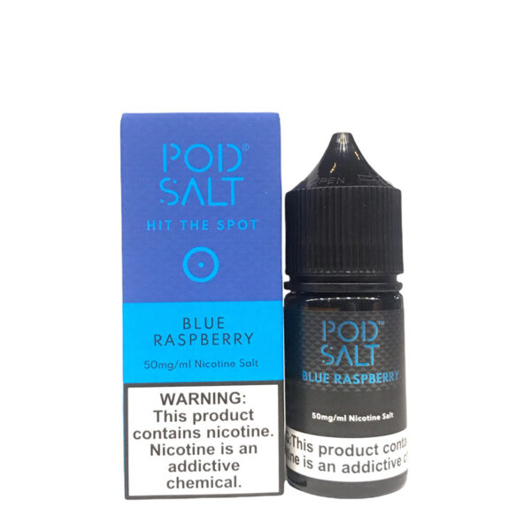 pod salt (blue raspberry) saltnic 30ml nicotine 50mg