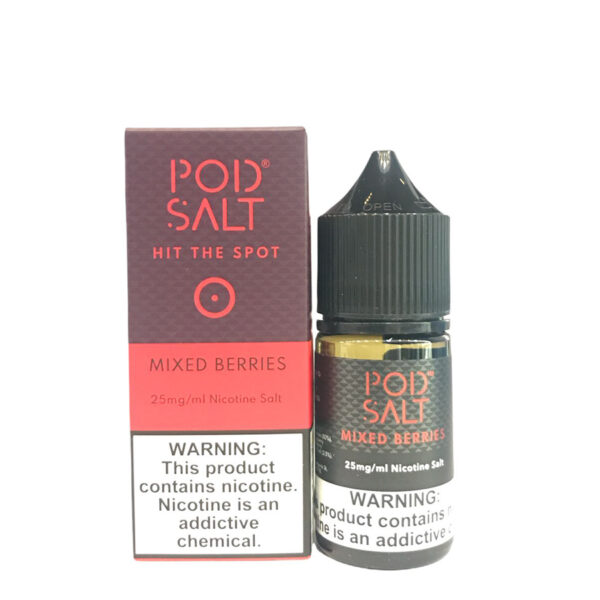 pod salt (mixed berries) saltnic 30ml nicotine 25mg