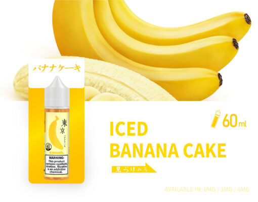 TOKYO (ICED BANANA CAKE) 60ML NICOTINE 3MG