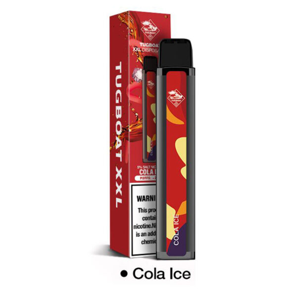 tugboat xxl cola-ice disposable 2500 puffs