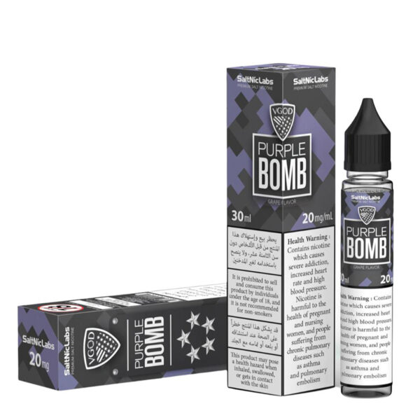 vgod purple bomb saltnic 30ml nicotine 20mg