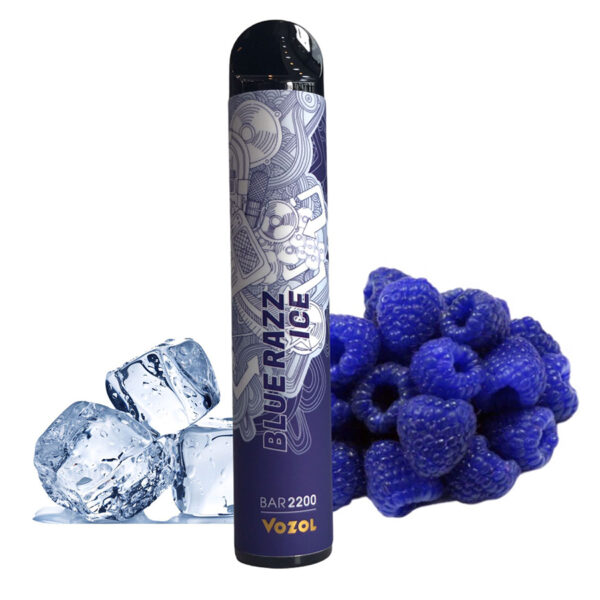 vozol bar blue-razz-ice 2200 puffs 50mg e-cigarette