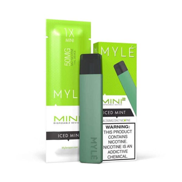 myle mini 2 iced mint disposable device