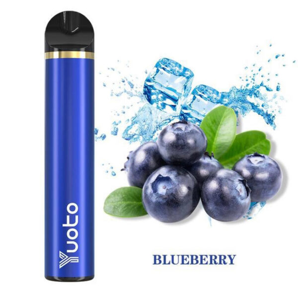 yuoto disposable blueberry 1500 puff. 50mg