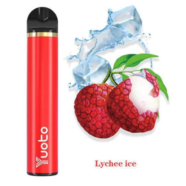 yuoto disposable lychee-ice 1500 puff. 50mg