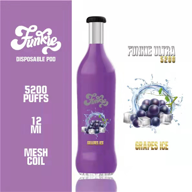 grape ice by funkie ultra 5200 puffs 5%