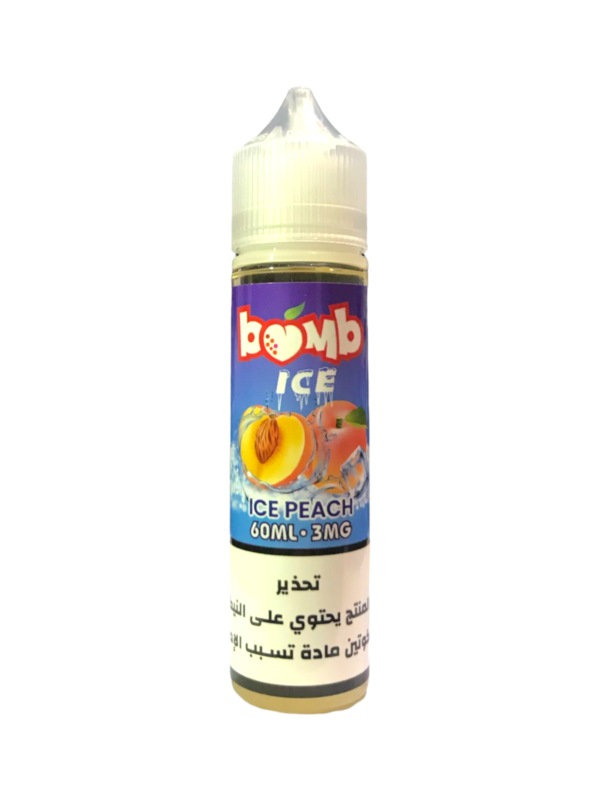 ice peach by bomb 60ml – 3mg