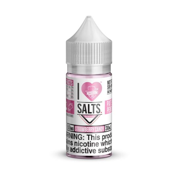 strawberry candy i love salt by madhatter 30ml 25mg-50mg