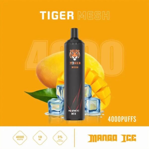 tiger mesh mango ice 4000 puffs disposable 5%