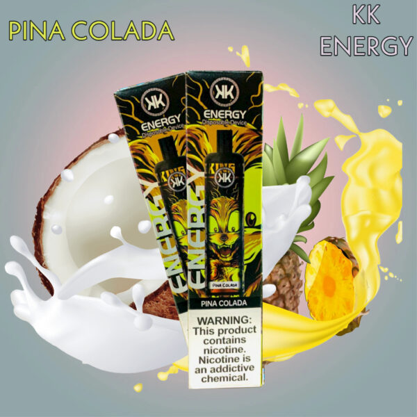 pina colada kk energy 5000 puffs 5% (rechargeable)