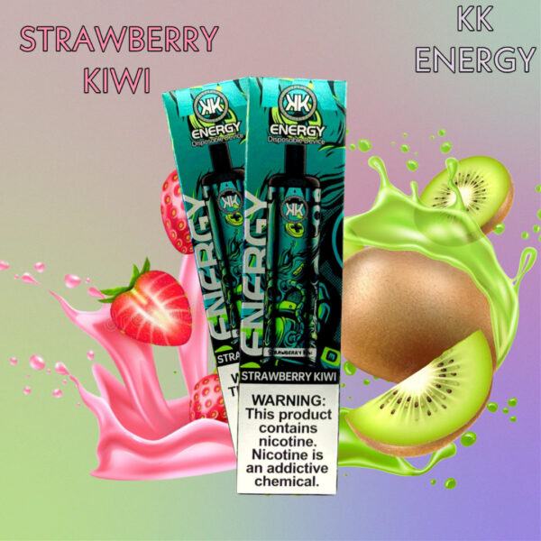 strawberry kiwi kk energy 5000 puffs 5% (rechargeable)