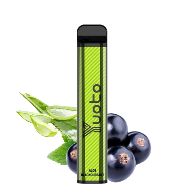 aloe blackcurrant by yuoto xxl 2500 puffs disposable 5%