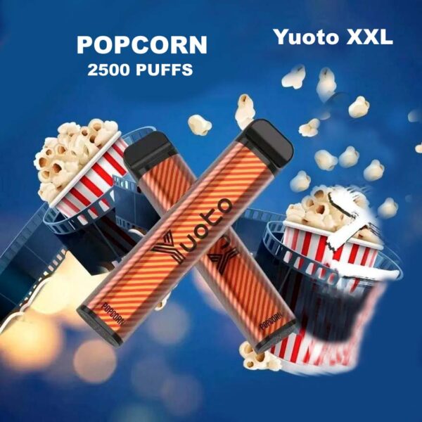 popcorn by yuoto xxl 2500 puffs disposable 5%