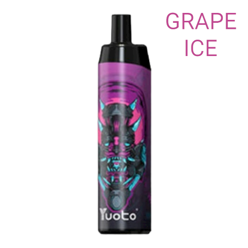 grape ice yuoto thanos 5000 puffs disposable 50mg