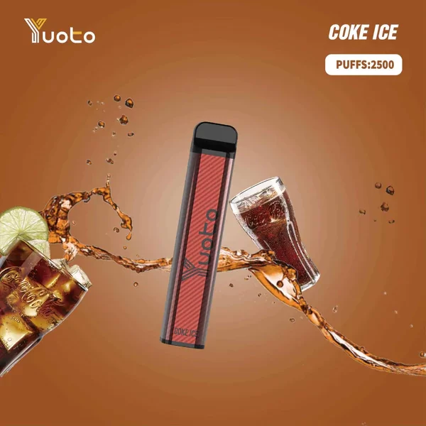 coke ice by yuoto xxl 2500 puffs disposable 5%