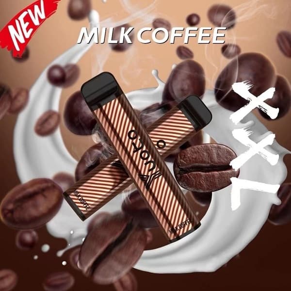 milk coffee by yuoto xxl 2500 puffs disposable 5%