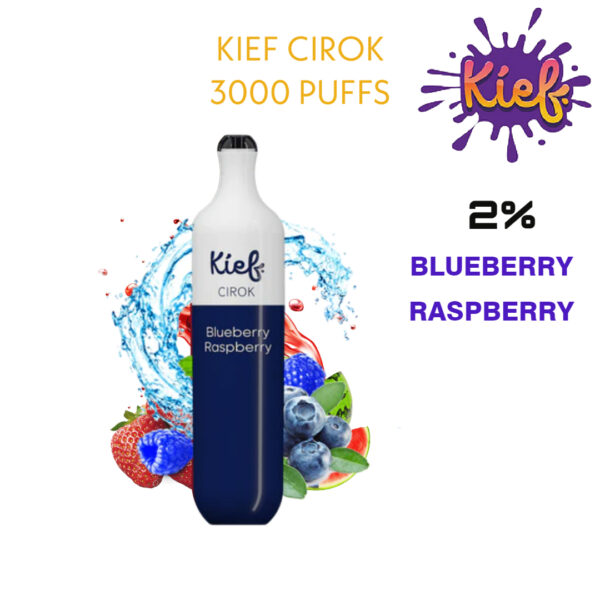 blueberry raspberry kief cirok 20mg disposable 3000 puffs