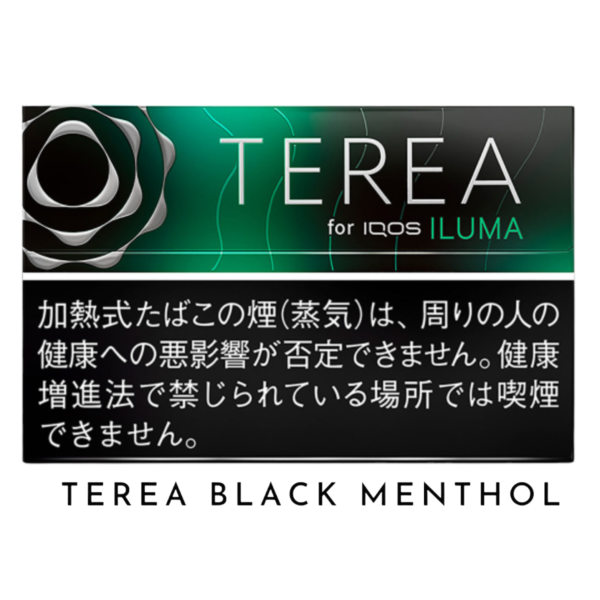 black menthol heets terea for iqos iluma
