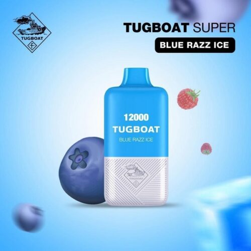 Tugboat Super Disposable Vape Blue Razz Ice