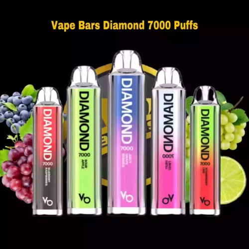 New ADD TO WISHLIST Vapes Bars Diamond 2% Nicotine 7000 Puffs